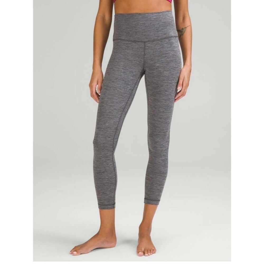 Lululemon athletica Align 25” heathered graphite grey leggings 6
